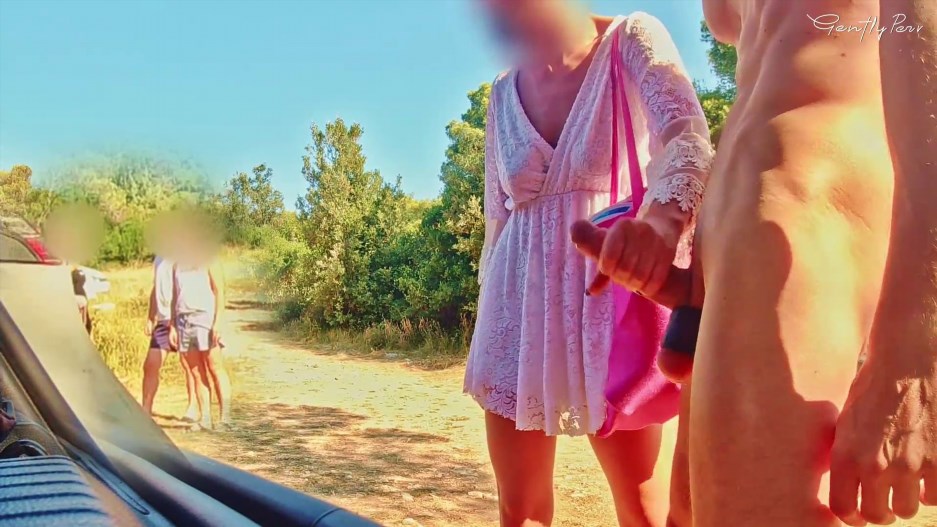 I Show My Hard Cock to a Group of Friends and One of Them Makes Me Cum